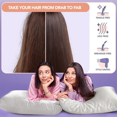 Taupe Silk Pillow Cover, Soft & Smooth, Standard Size