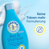 Penaten Baby Shampoo & Bath 400ml — No More Tears, Paraben-Free