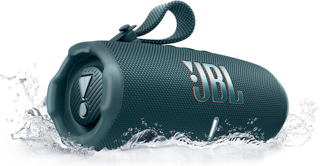 JBL Charge 6 Portable Bluetooth Speaker — 28h, IP68, Blue