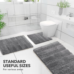 Quick Dry Plush Bathroom Rug