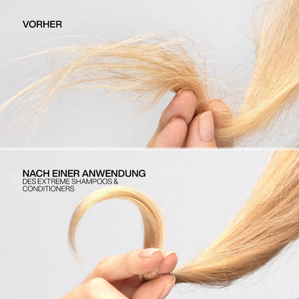 Redken Haarshampoo für sprödes und geschädigtes Haar, Anti Haarbruch, Mit Sojaproteinen, Ceramiden, Sepicap und Arginin, Extreme Shampoo