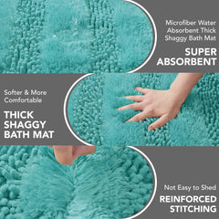 Quick Dry Plush Bathroom Rug