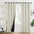 Total Blackout Curtains with Silver Print, 2 Panels