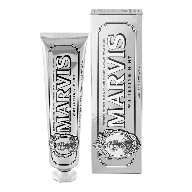Marvis Smokers Whitening Mint Whitening Zahnpasta gegen Verfärbungen, 85 ml