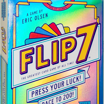 Card Game Family Strategy Game 2-6 Players Age 8+ by Flip 7