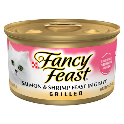 Purina Fancy Feast Gravy Lovers, Poultry & Beef Wet Cat Food, 3oz, 24-Pack