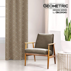 Geometric Blackout Curtains, 2 Panels