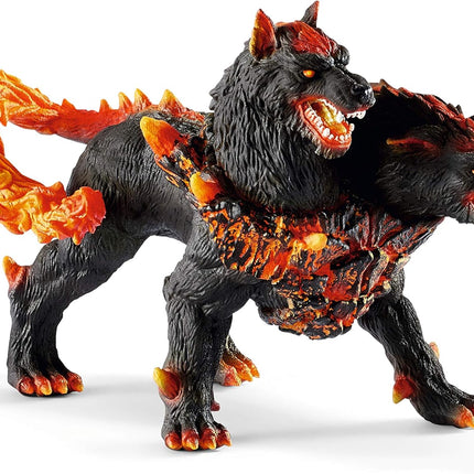 Schleich Hellhound lava detail close-up