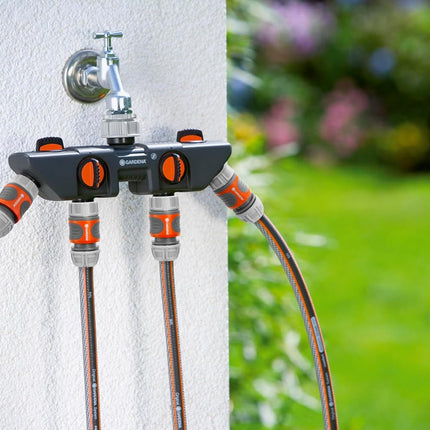 Gardena 4-Way Water Distributor 8194 — Tap Splitter