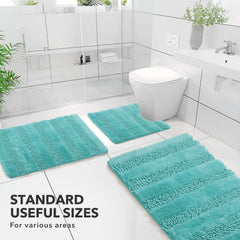 Quick Dry Plush Bathroom Rug