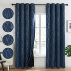 Navy Blue / 95.0L x 52.0W inches