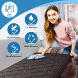 Cushioned Anti-Fatigue Kitchen Mat, 17x28 Inch, Grey