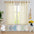 Linen Look Boho Semi-Sheer Curtains, 52x63 Inch, 2 Panels