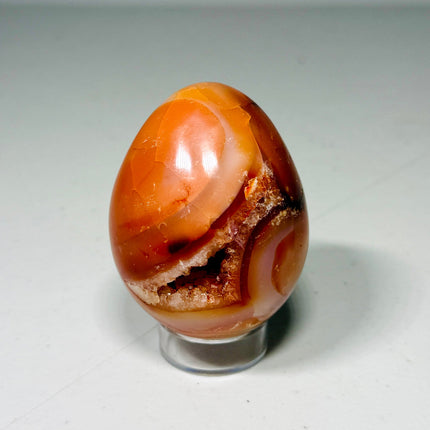 5 LB Carnelian Agate Crystal Egg Carving Mixed Lot – Polished Assortment (No Selection)