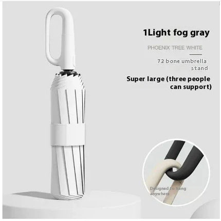 84-Bone Ring Buckle Umbrella | Windproof Reinforced Frame with Water-Repellent Canopy