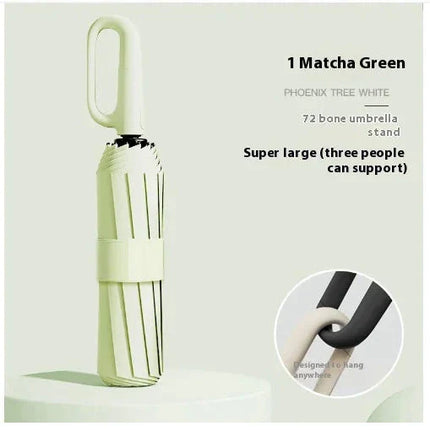 84-Bone Ring Buckle Umbrella | Windproof Reinforced Frame with Water-Repellent Canopy