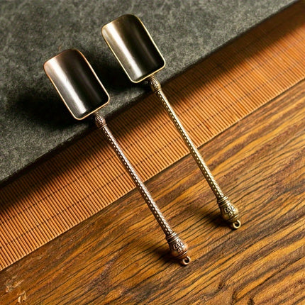 Vintage Metal Tea Spoons Set – 2pcs/3pcs Retro Holiday Decor & Gift Idea