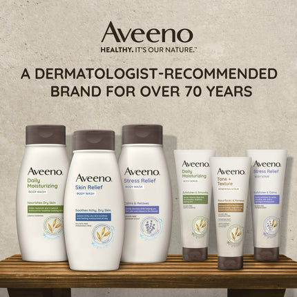 Aveeno Daily Moisturizing Yogurt Body Wash with Apricot scent 18 fl. Oz