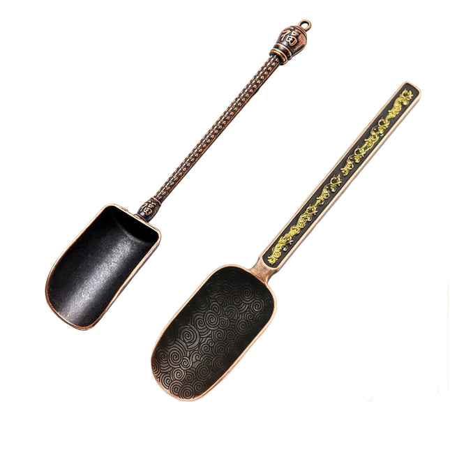 Vintage Metal Tea Spoons Set – 2pcs/3pcs Retro Holiday Decor & Gift Idea