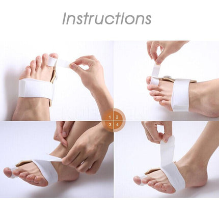 Bunion Corrector Brace | 24H Hallux Valgus Orthopedic Support for Left & Right Foot
