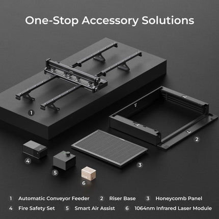 xTool S1 Enclosed Diode Laser Cutter | Professional Class 1 Safety Laser Engraver