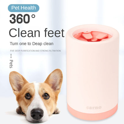 Portable Pet Paw Cleaner Cup – Soft Silicone Paw Washer for Dogs & Cats