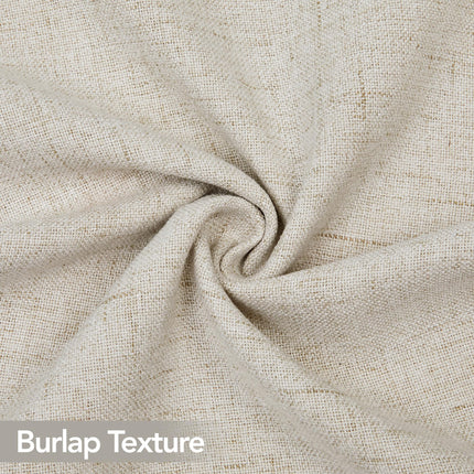 Decorative Linen Throw Pillow Covers, 18x18 Inch, 4 PCS