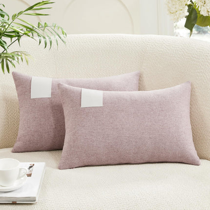 Saddle Brown Lumbar Pillow Covers, 2PCS