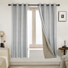 Pink Jacquard Blackout Curtains, 52x63 Inch