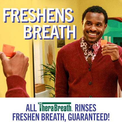 TheraBreath Healthy Gums Oral Rinse, Clean Mint, 16 fl oz, 2-Pack