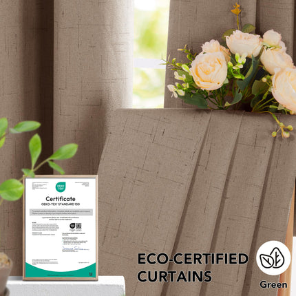 Blackout Thermal Insulated Curtains, 2 Panels