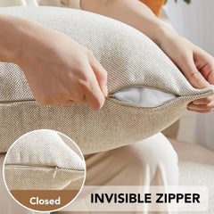 Saddle Brown Lumbar Pillow Covers, 2PCS