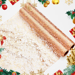 Sequin Glitter Table Runner, 2PCS, 9FT, Gold