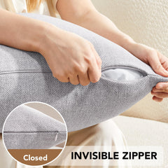 Saddle Brown Lumbar Pillow Covers, 2PCS