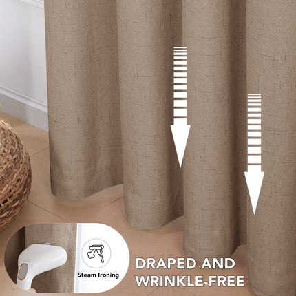 Blackout Thermal Insulated Curtains, 2 Panels