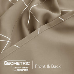 Geometric Blackout Curtains, 2 Panels
