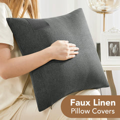 Saddle Brown Lumbar Pillow Covers, 2PCS