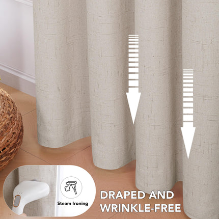Blackout Thermal Insulated Curtains, 2 Panels