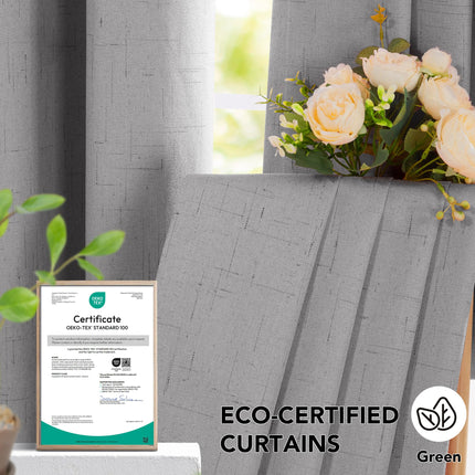 Blackout Thermal Insulated Curtains, 2 Panels