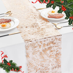 Sequin Glitter Table Runner, 2PCS, 9FT, Gold
