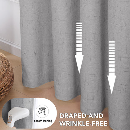 Blackout Thermal Insulated Curtains, 2 Panels