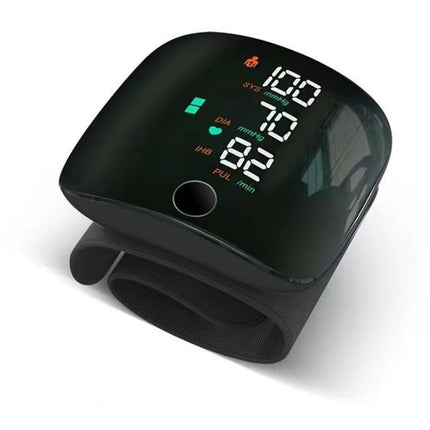 PulseTrack Wrist Monitor | Rechargeable Blood Pressure Monitor with LED Touch Screen