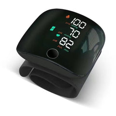 PulseTrack Wrist Monitor | Rechargeable Blood Pressure Monitor with LED Touch Screen