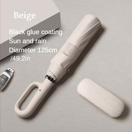 Windproof 20-Rib Folding Umbrella | Automatic, Reinforced, Stylish Grip