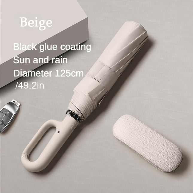 Windproof 20-Rib Folding Umbrella | Automatic, Reinforced, Stylish Grip