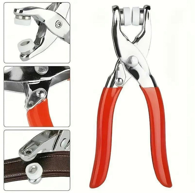 SewEase Snap Fastener Pliers Kit | Professional 100-Piece Button Installation Tool