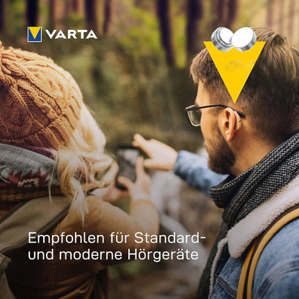 VARTA Hearing Aid Batteries Type 312 Brown — Pack of 60