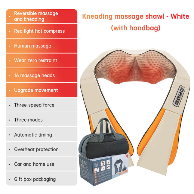 SKG Cervical Spine Massage Shawl | Electric Kneading Back & Waist Massager