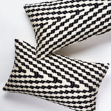 Almolonga Zig Zag Pillow - Black and White