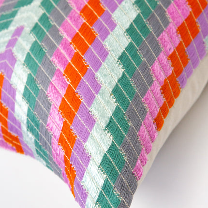 Almolonga Zig Zag Pillow - Orange Multi
